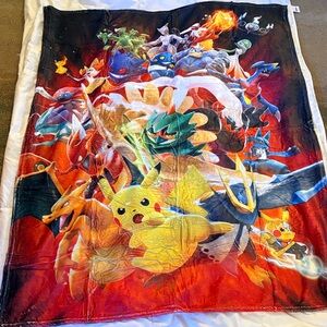 Colorful Pokémon Blanket